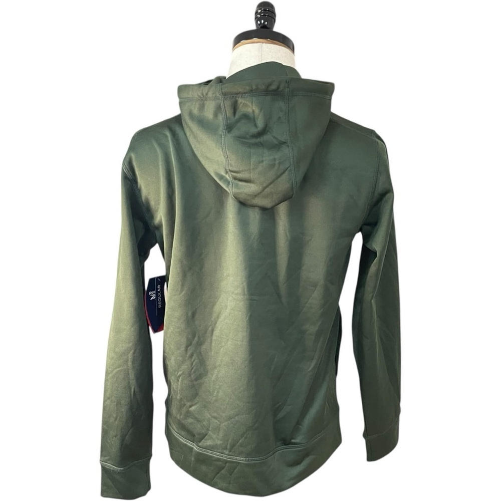 Reebok Full Zip Hoodie Sweatshirt Green - Picture 5 of 8